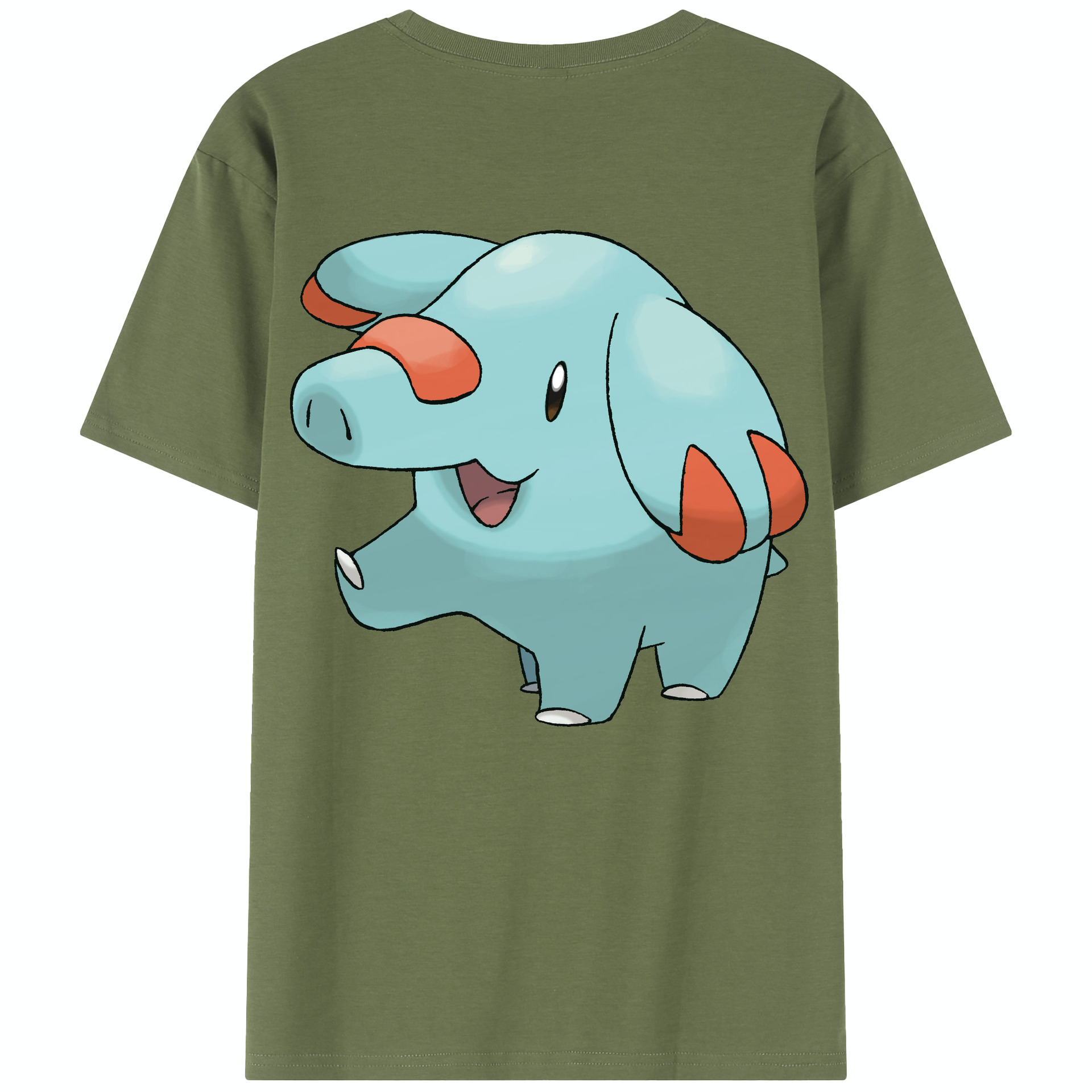 （画像用） ポケットモンスター Pokémon 綿100％半袖Tシャツ（背面プリント）
